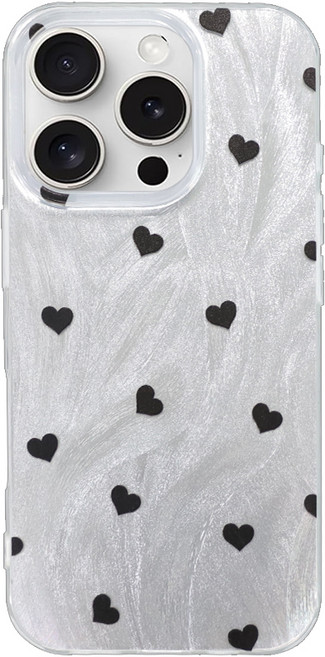 니하 아이폰 실버 샤이닝 케이스