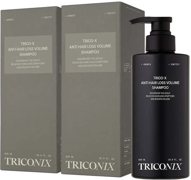 트리코닉스 트리코엑스 탈모완화 볼륨 샴푸, 2개, 500ml - 쿠팡
