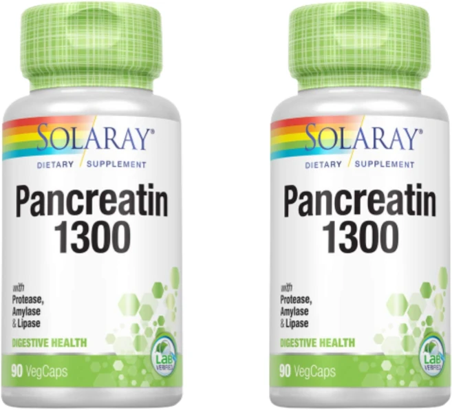 솔라레이 판크레아틴 1300 90 베지캡슐, 상품선택, 90정, 2개 - 쿠팡