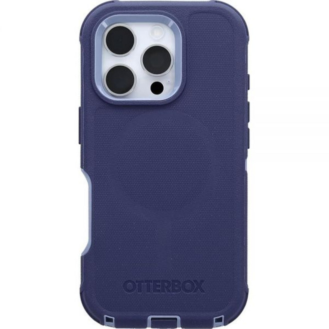 OtterBox 아이폰 16 프로 - 디펜더 프로 시리즈 맥세이프 케이스 - 덴버 더스크 - 케이스만 포함 - 내장 자석 - 견고하고 내구성 - 포트 보호 포함 - 비소매 포장