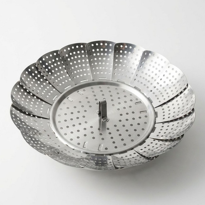 DAMDA 스테인레스 찜기 삼발이 찜통, 1개, 24.5cm