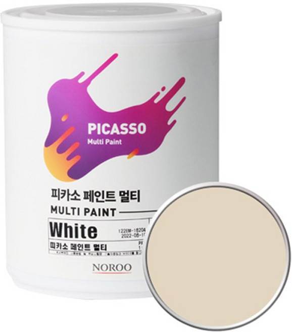노루페인트 피카소 페인트 멀티, 베이지SP2080, 1L, 1개