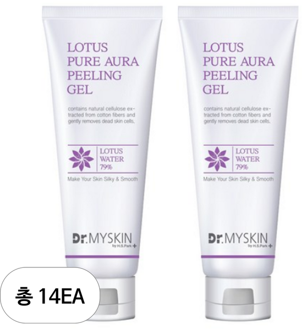 닥터마이스킨 로터스 퓨어 아우라 필링 젤, 110ml, 14개