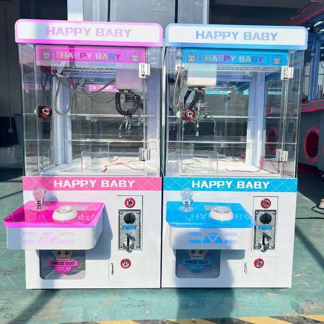 미니 인형 뽑기 기계 장난감 선물 가정용 부티크 문방구 이벤트 업소용 생일 크레인 최신형 집게, 해피 베이비 (일반형)