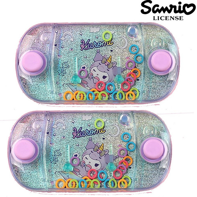 산리오 워터 게임기 보드게임 고리걸기 추억의게임 휴대용간편게임, 2개