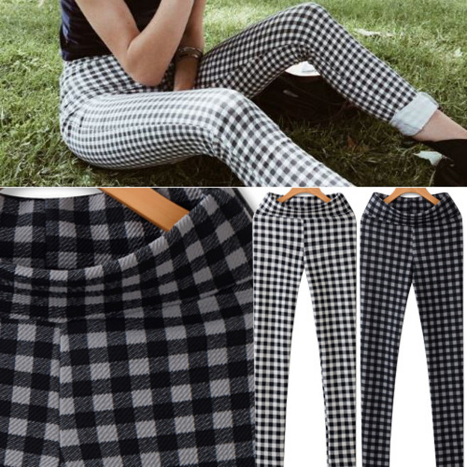 제이씨 국내생산 1+1 체크9부레깅스 감각있는여성레깅스