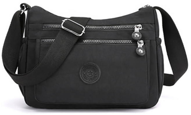 에이쏘르 나일론 방수 원단 여성용 수납 크로스백 데이지