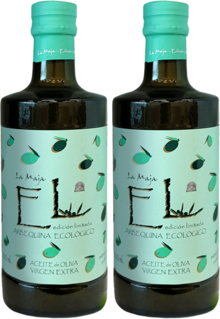 100% 유기농 라마야 엑스트라버진 햇 올리브오일 에콜로지컬 리미티드 에디션 쇼핑백포함, 2개, 500ml