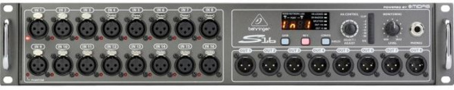 베링거 인터페이스 디지털 콘솔 S16 16채널 스네이크 블랙