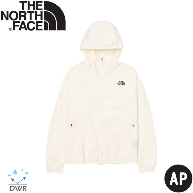 The North Face 女 四彈抗UV防潑外套 AP《沙丘白》
