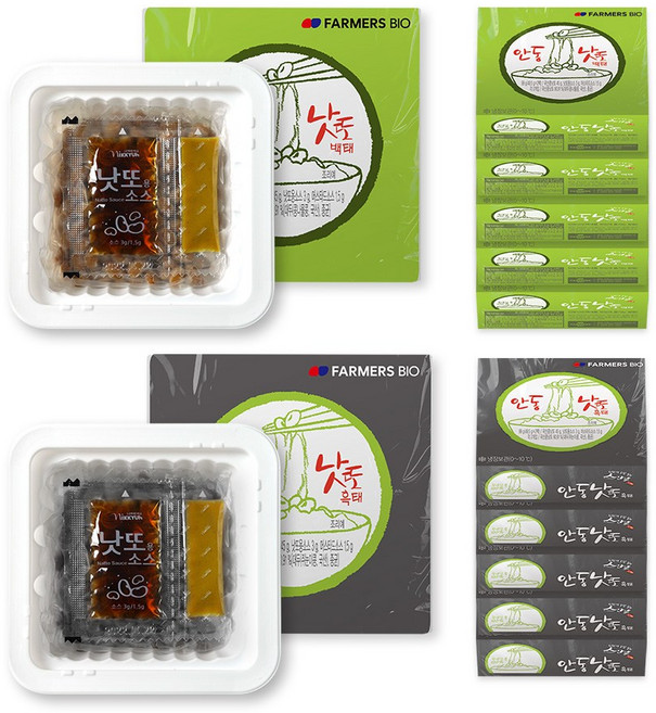 우리콩 안동낫또 생청국장 백태 / 흑태, 49.5g, 24개, 백태 흑태