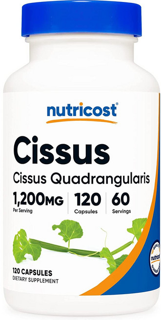 뉴트리코스트 시서스 1200mg 캡슐 Nutricost Cissus Quadrangularis 1200mg, 120정, 1개