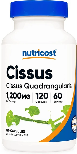 뉴트리코스트 시서스 1200mg 캡슐 Nutricost Cissus Quadrangularis 1200mg, 120정, 1개 - 쿠팡