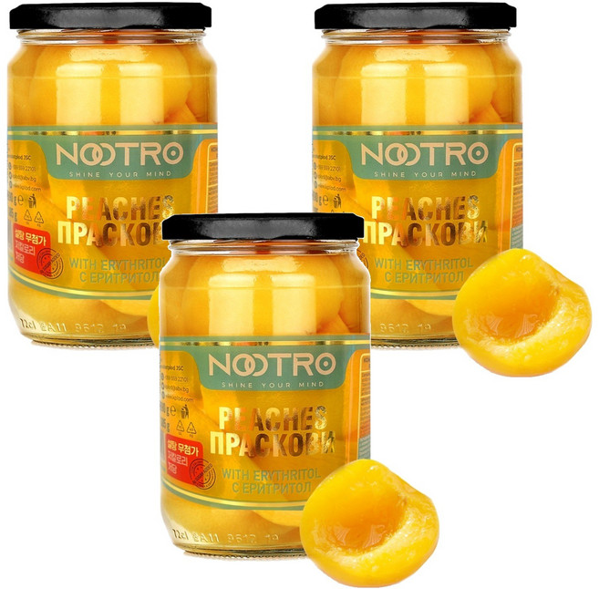 누트로 저당 저칼로리 스테비아 황도, 690g, 3개