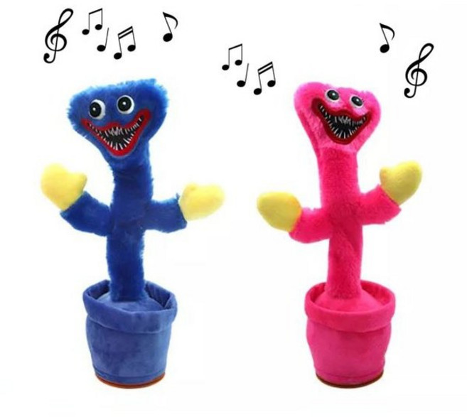 허기워기 키시미시 선인장 녹음 인형 말 따라하는 댄싱 피규어 틱톡 SNS 장난감 퍼피 플레이타임 게임, 선인장버전(랜덤출고), 1개