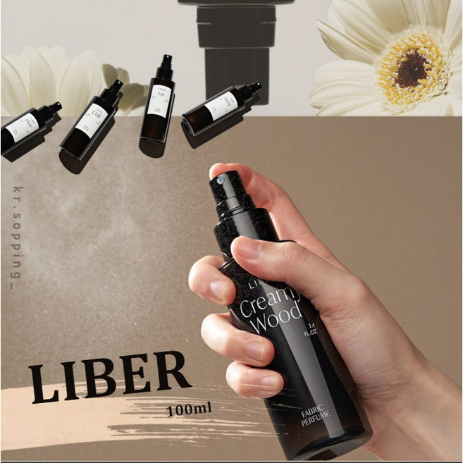 LIBER 韓國衣物枕頭香氛噴霧 100ml, 1個, Wild Garden 效期270711