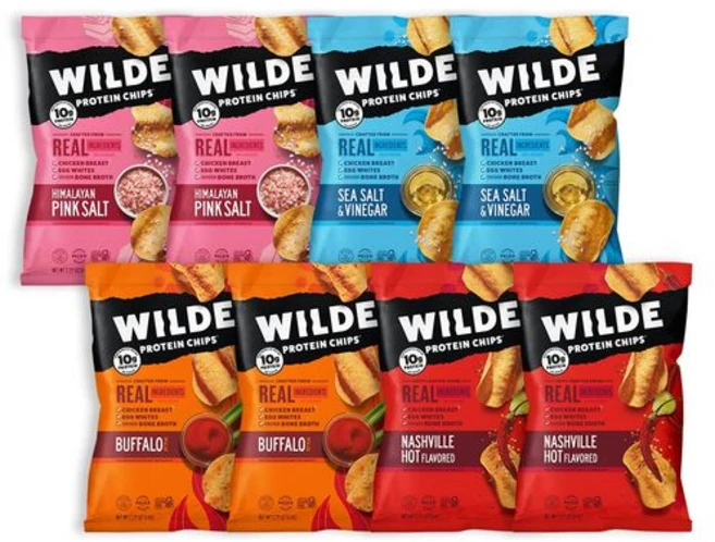 WILDE 단백질 칩 다양성 팩 버팔로 내슈빌 핫 히말 WILDE Protein Chips Variety Pack Buffalo Nashville Hot Himalaya, 1개 - 쿠팡