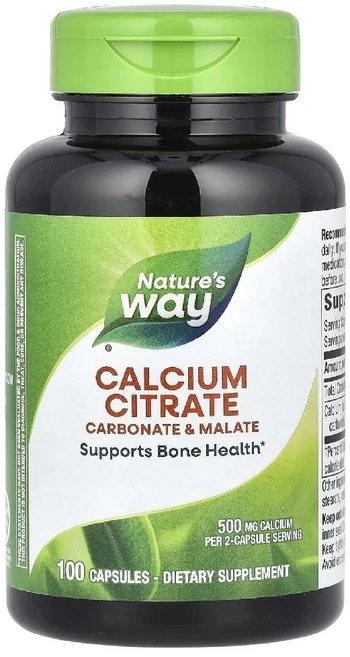 네이처스웨이 칼슘 시트레이트 Calcium Citrate 캡슐 100정 - 쿠팡