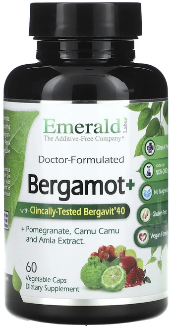 건강에 좋은영양제 Emerald Laboratories 베르가모트+ 베지 캡슐 60정 지금구입하세요 곧품절되요, 1개 - 쿠팡