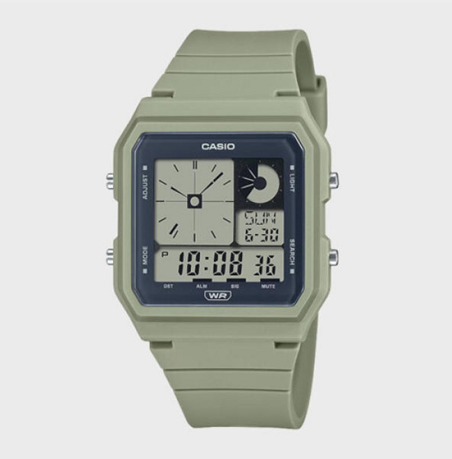 카시오 LF20W-3A 지샥 남자여자공용 군대군용군인 전자 방수알람디지털 손목 시계