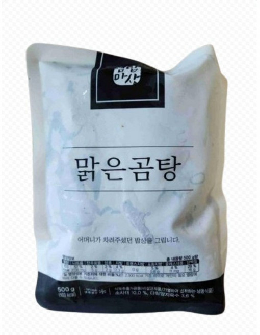 엄마밥상 깔끔해서더욱매력적인한그릇 맑은곰탕 국내산대파 든든한한끼식사, 3개, 500g