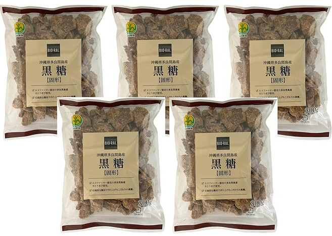 비올라 오키나와현 다라마섬산 흑당고형 300g x5개