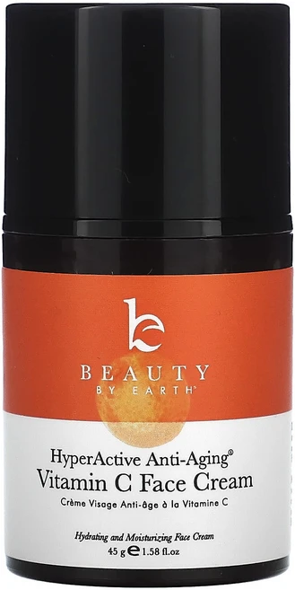 뷰티 바이 어스 하이퍼액티브 안티에이징 비타민 C 페이스 크림 45g (1.58 fl oz) BBA-95317 - 쿠팡