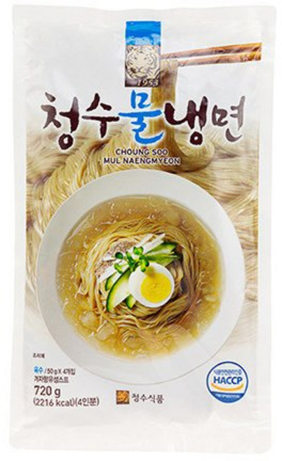 청수식품 청수 물냉면, 720g, 1개