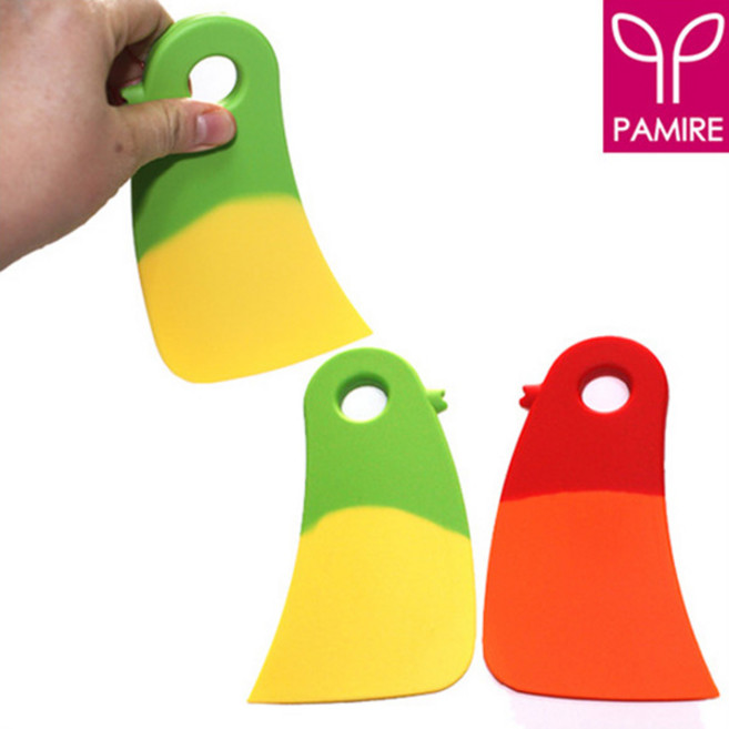 파미레 실리콘 참새 싹쓸이 스크래퍼, 옐로우그린, 1개, 1개
