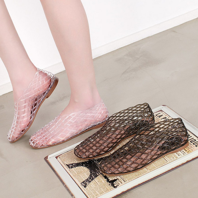 젤리슈즈 망사슈즈 아쿠아슈즈 플랫슈즈 효도화c