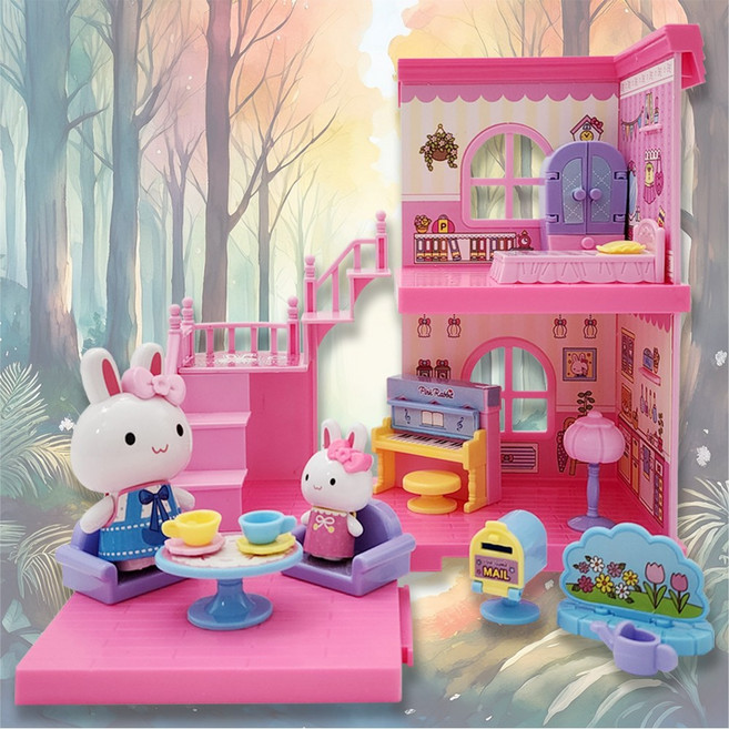 핑크래빗 이층집, 역활놀이, 1개