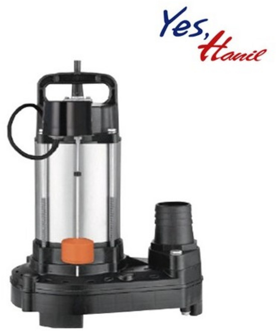 한일펌프 IPV-435HC-NFL (0.5마력 호스구경50A) 배수 오수용 수직자동수중펌프, 1개