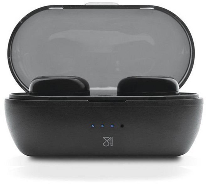 스마텍 블루투스 이어셋 STBT-E800, 블랙, 1개