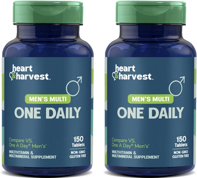 Heart & Harvest 멘스 멀티 원 데일리 타블렛, 2개, 150정 - 쿠팡