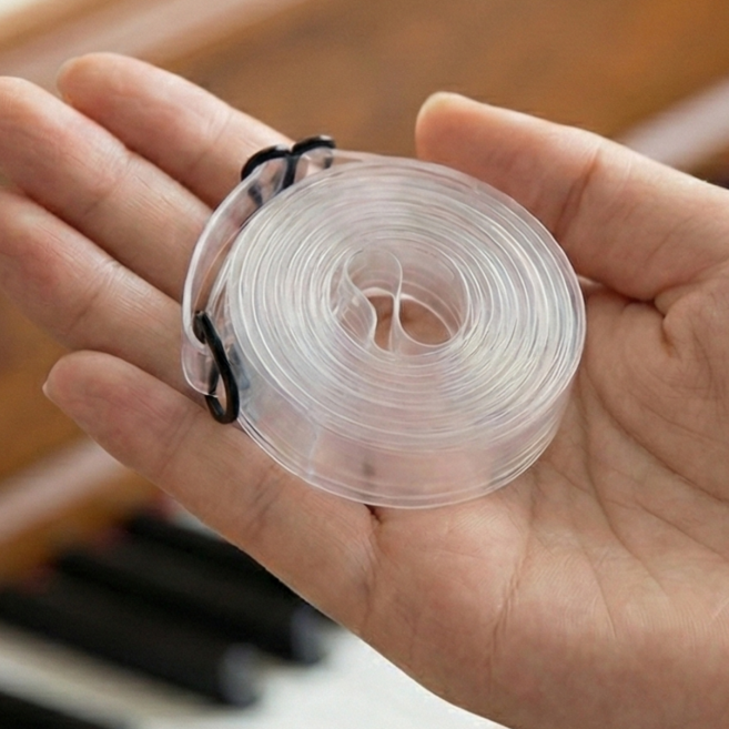 모노슈아 피아노 악보 고정 밴드 피아노학원 교구, 1개, 투명