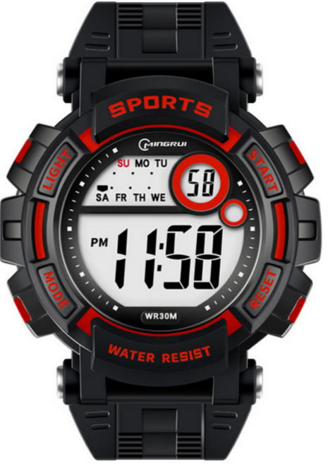 재재팩토리 스포츠시계 방수 학생 전자 손목시계 M38