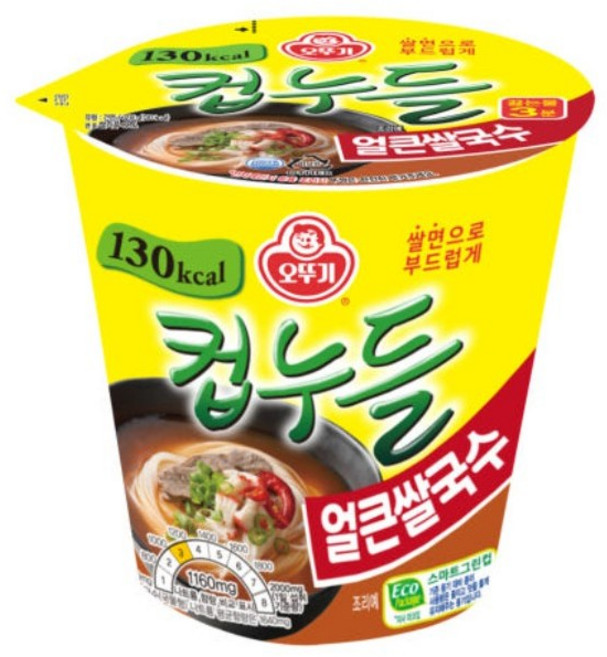 오뚜기 컵누들 얼큰쌀국수, 113.4g