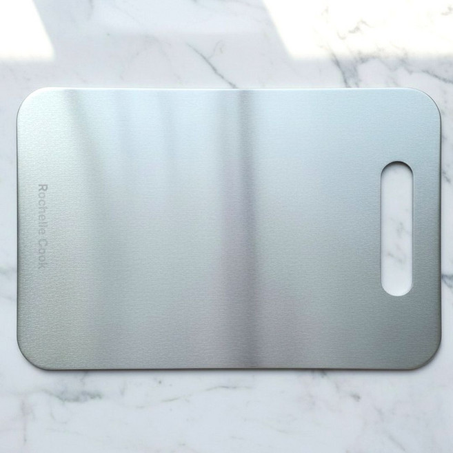 로쉘쿡 SUS 304 양면 위생 스텐도마, 1개, 은색