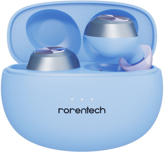 로랜텍 커널형 버즈 무선 블루투스이어폰, RSM-R510, 블루