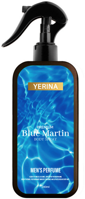 예리나 프리미엄 바디미스트 블랙우디향, 1개, 280ml