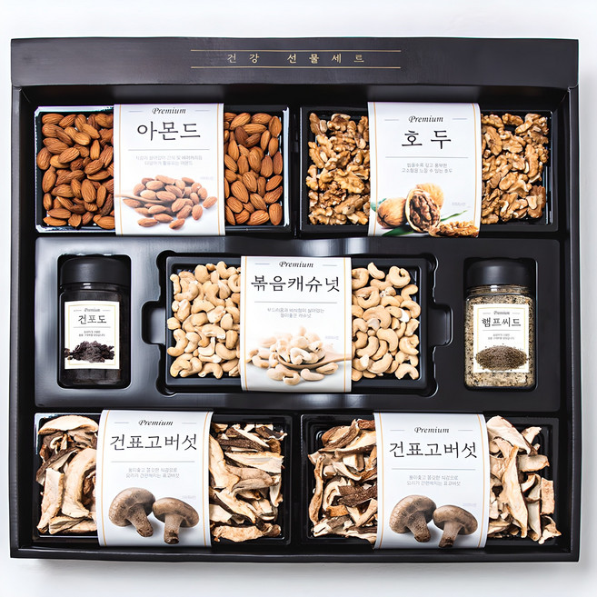 자연다움 건강담은 견과건버섯 혼합세트 2호 1.05kg, 1세트