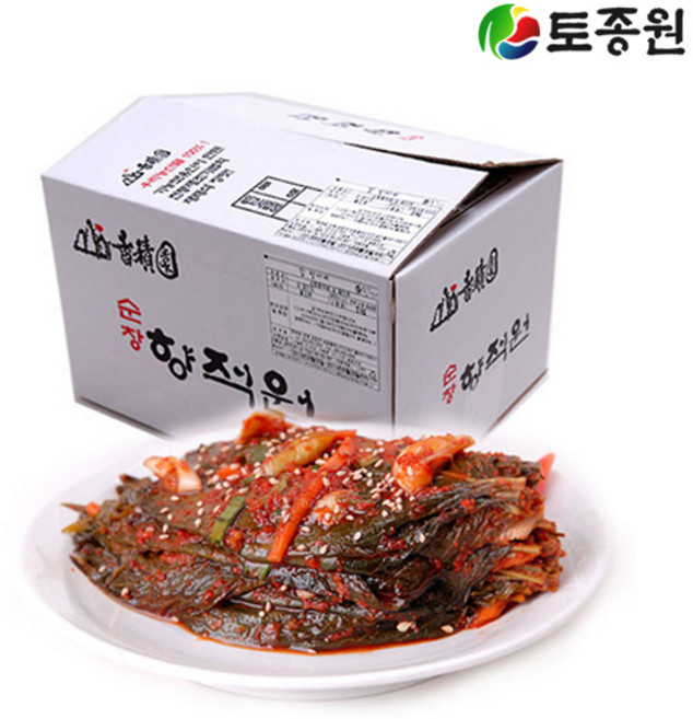 토종원 양념깻잎 장아찌 5kg 순창전통, 1개