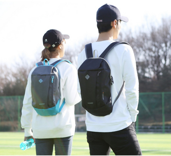 라이딩 산책 등산 여행 경량 보조백 백팩 (12L), 네이비
