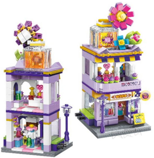 플라워샵 조립장난감 홈데코소품 유아블록