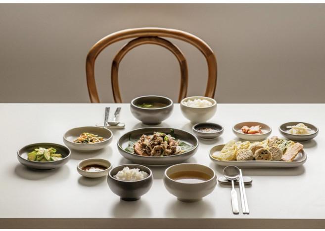 메이2인 신혼그릇세트, 크림+코코아, 1개