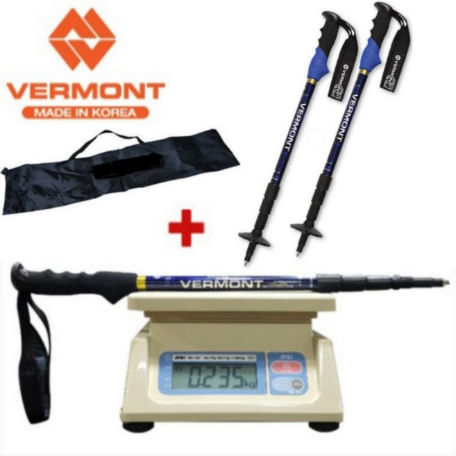 등산스틱 바이칼 4단 2개1세트 스틱전문제조 트래킹 국산 RVV-004 vr6