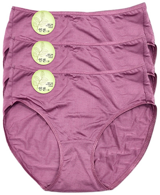 이너라인 빅사이즈 시원한 인견팬티 노라인 여성팬티 3P 805