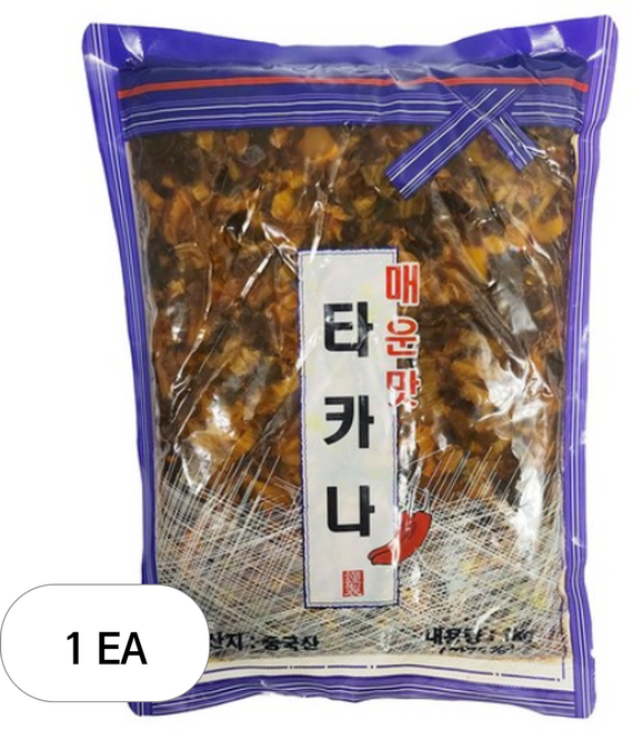 토호식품 타카나 매운맛, 1kg, 1개
