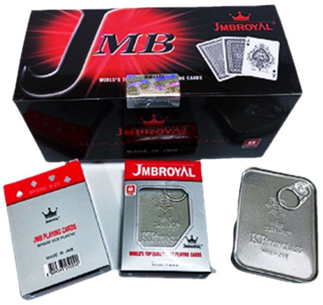 JMB ROYAL 제이엠비 로얄 3중보안 (캔) 트럼프카드 12개 세트, 1개