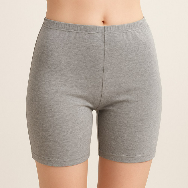 여성속바지 4부 면스판 직장인 학생 3매세트 빅사이즈추가 KCS1200